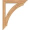 Ekena Millwork Thorton Traditional Smooth Bracket w/ Offset Brace, Western Red Cedar, 5 1/2"W x 30"D x 36"H BKT0604X30X36THR01SWR - alternate 2